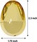 67Pcs 2.3" Shiny Golden Easter Eggs with 5Pcs Metallic Eggs for Filling